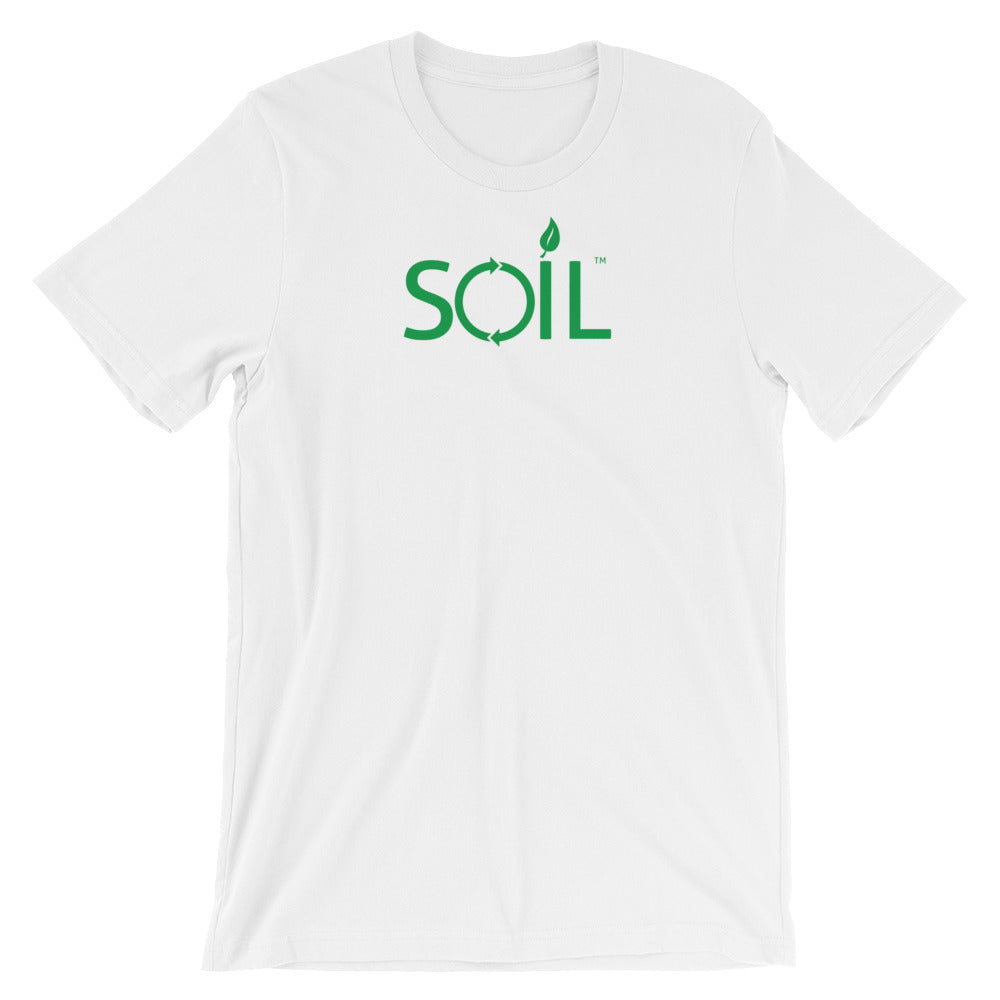 SOIL Brand tee white